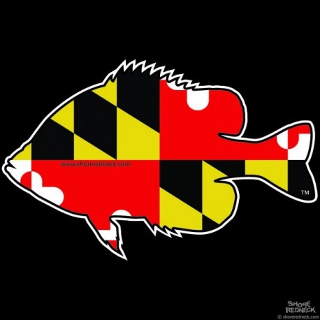Shore Redneck Maryland Panfish Decal