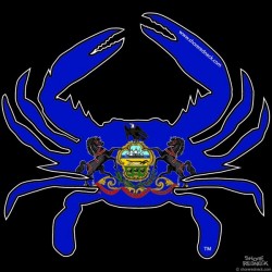 Shore Redneck Pennsylvania Crab Decal
