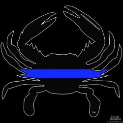 Shore Redneck Law Enforcement Crab Decal