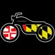 Shore Redneck Maryland Motorcyle Decal