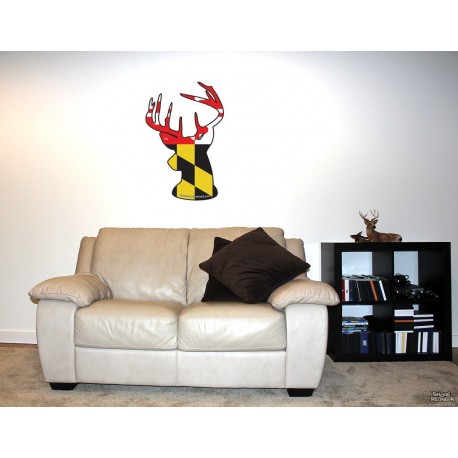 Shore Redneck MD Themed Buck Wall Decal