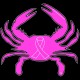 Shore Redneck Breast Cancer Awareness Crab Decal