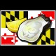 Shore Redneck Maryland Oyster Tribute Decal