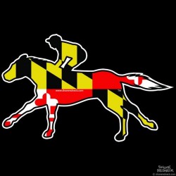 Shore Redneck MD Racing Horse Decal