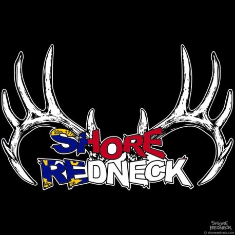 Shore Redneck North Carolina Rack Decal