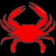 Shore Redneck Just Red Crab Decal