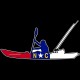 Shore Redneck NC Flag Kayak Fisherman Decal
