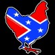 Shore Redneck Dixie Chicken Decal