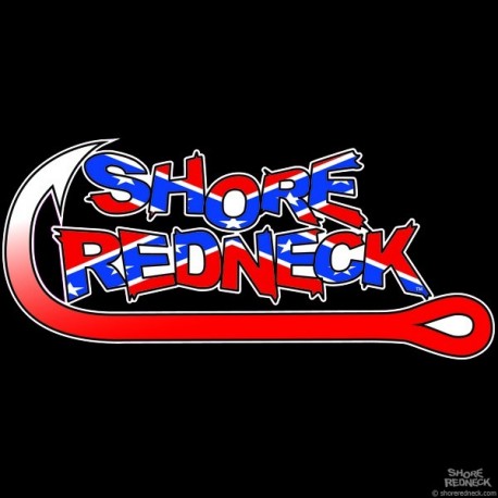 Shore Redneck Dixie Hook It Decal