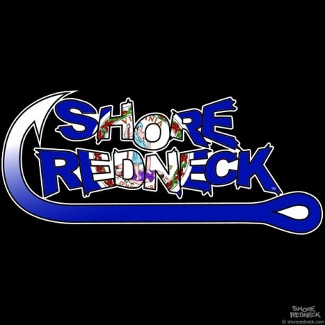 Shore Redneck Virginia Flag Hook It Decal