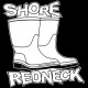 Shore Redneck Waterman White Boots Text Decal