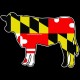 Shore Redneck MD Beef Cow Decal