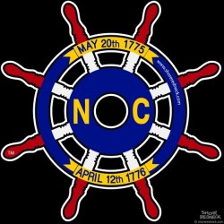 Shore Redneck North Carolina Ships Wheel Decal
