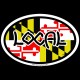 Shore Redneck Local MD Oval Decal