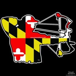 Shore Redneck Maryland Bowhunter Decal