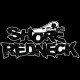 Shore Redneck Duck Skull on Top Black Grunge Decal