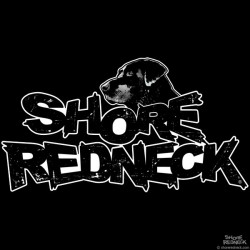 Shore Redneck Black Lab on Top Decal
