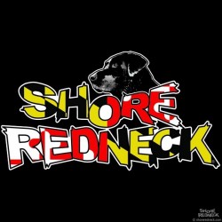 Shore Redneck Black Lab on Top MD Decal