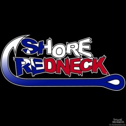 Shore Redneck Texas Flag Hook It Decal