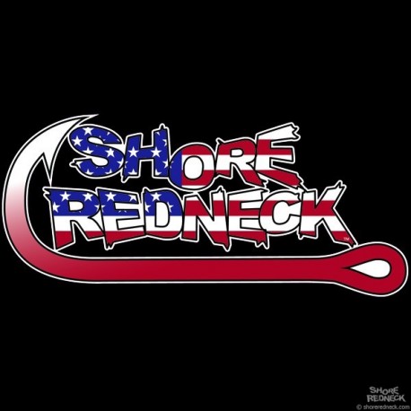 Shore Redneck USA Hook It Decal