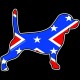 Shore Redneck Dixie Beagle Decal