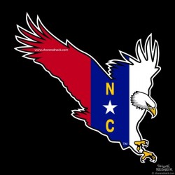 Shore Redneck NC Eagle Decal