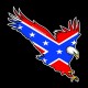 Shore Redneck Dixie Eagle Decal