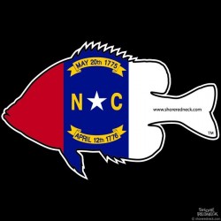 Shore Redneck North Carolina Panfish Decal