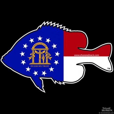 Shore Redneck Georgia Panfish Decal