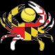 Shore Redneck MD Softball Crab Decal