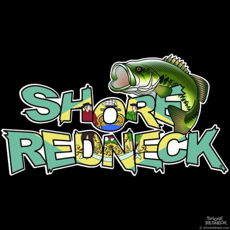 Shore Redneck Bass on Top Delaware Decal