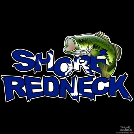Shore Redneck Bass on Top SC Decal