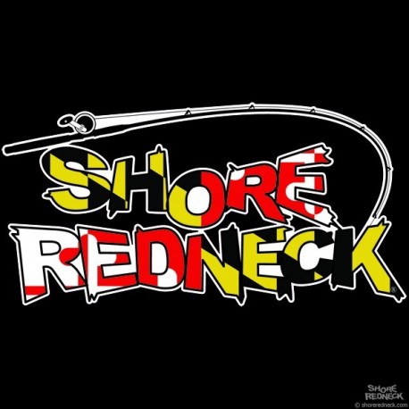 Shore Redneck Rod on Top MD Decal