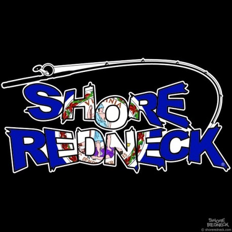 Shore Redneck Rod on Top VA Decal
