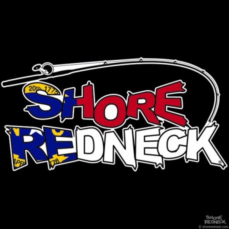 Shore Redneck Rod on Top NC Decal