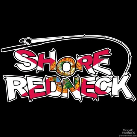 Shore Redneck Rod on Top FL Decal