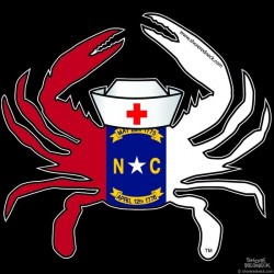 Shore Redneck NC Nurse Crab Decal