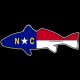 Shore Redneck NC Redfish  Decal