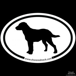 Shore Redneck Simple Chessie Oval Decal