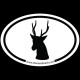 Shore Redneck Simple Sika Oval Decal