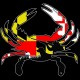 Shore Redneck MD Themed Hunter Crab Decal