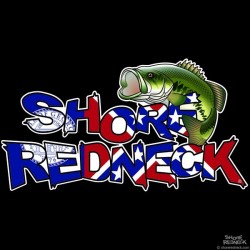 Shore Redneck Bass on Top Old Georgia Decal