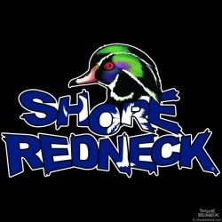 Shore Redneck Wood Duck on Top SC Decal