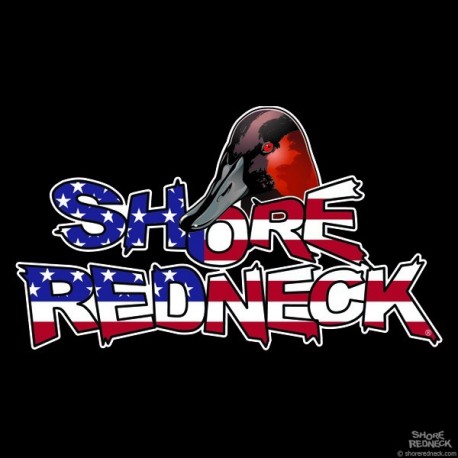 Shore Redneck Drake Canvasback on Top USA Decal