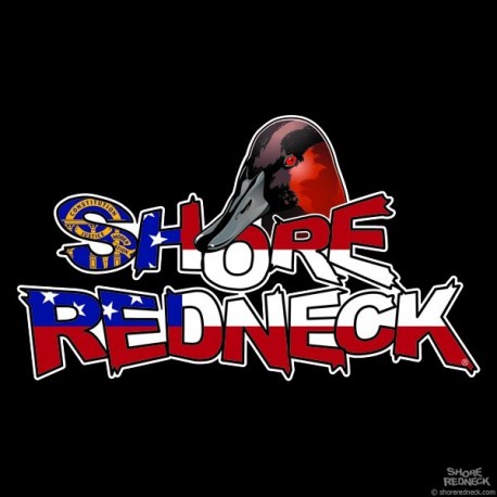Shore Redneck Drake Canvasback on Top Georgia Decal