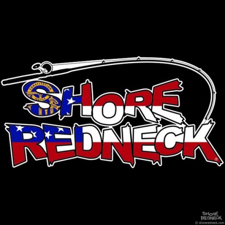 Shore Redneck Rod on Top Georgia Decal