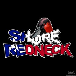 Shore Redneck Drake Canvasback on Top TX Decal