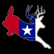 Shore Redneck Texas Jumping Buck Decal
