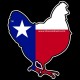 Shore Redneck Texas Chicken Decal