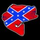 Shore Redneck Worn Dixie Jumpin' Bass Decal